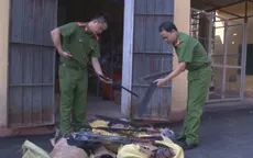 Bắt giữ hơn 100 thanh đao nhập lậu