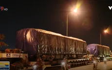 Tập kết toa tàu của tuyến đường sắt trên cao Cát Linh - Hà Đông