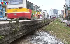 Đê sông Hồng xuống cấp nghiêm trọng cần tu bổ