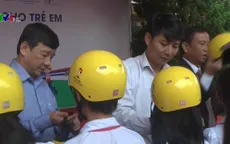 Phát động đội mũ bảo hiểm cho trẻ em tại Yên Bái