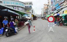 Đã tháo dỡ rào chắn ở chợ trung tâm thành phố Sóc Trăng