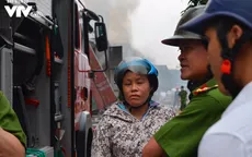 6 kho hàng bị thiệt hại nặng nề trong vụ cháy trên đường Phạm Hùng