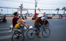 Thú vị du ngoạn bằng xe vua (xe lôi) tại An Giang