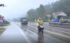 Hà Tĩnh: Nguy cơ mất ATGT do đường hằn lún