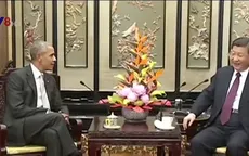 Chủ tịch Tập Cận Bình tiếp cựu Tổng thống Mỹ Barack Obama