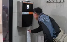 Lắp đặt máy nhận dạng khuôn mặt chống trộm giấy vệ sinh