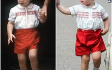 10 khoảnh khắc hoàng tử bé giống hệt các thành viên trong hoàng gia Anh