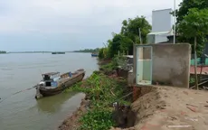 Gần 2.500 hộ dân Đồng Tháp sống trong vùng sạt lở