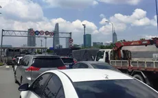 TP.HCM: Xe tông liên hoàn trong hầm Thủ Thiêm
