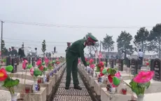 Bàn giao công trình trùng tu Nghĩa trang liệt sỹ tỉnh Hậu Giang
