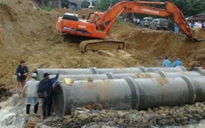 Sạt lở nghiêm trọng gây ách tắc giao thông tại huyện Bắc Trà My