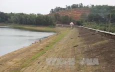 Kiểm tra an toàn hồ Núi Cốc trước bão số 10