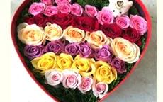 Thị trường hoa trầm lắng ngày Lễ tình yêu Valentine