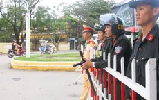 Bảo đảm an ninh cho đoàn phu nhân/phu quân APEC tham quan Hội An