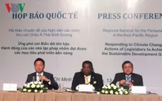 Bế mạc hội nghị IPU về ứng phó với biến đổi khí hậu