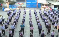 Học sinh nhảy Cha cha cha thay thể dục giữa giờ
