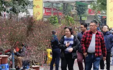 Rộn ràng chợ hoa Tết giữa lòng phố cổ Hà Nội