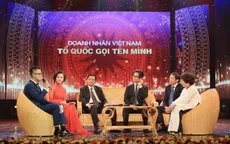 MC Đức Bảo đối thoại cùng các doanh nhân trong chương trình "Tổ quốc gọi tên mình"