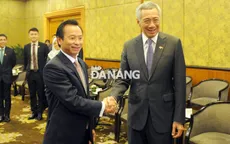 Bí thư Thành ủy Đà Nẵng tiếp kiến Thủ tướng Lý Hiển Long