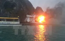 Hải Phòng: Tàu phát nổ, 4 thuyền viên bị bỏng nặng