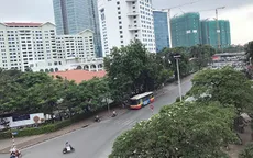 Hà Nội bắt đầu di dời cây xanh trên đường Kim Mã
