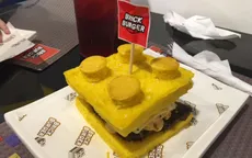 Burger tạo hình lego "phát sốt" tại Philippines
