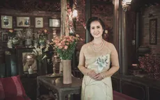 NSND Lan Hương đằm thắm với áo dài truyền thống