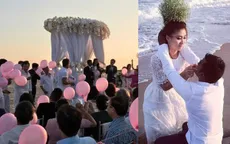 Hình ảnh đám cưới lãng mạn của Nguyệt Ánh tại biển Phan Thiết