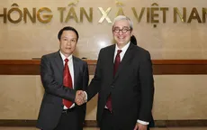 Tổng Giám đốc TTXVN tiếp Chủ tịch, Giám đốc điều hành Hãng Thông tấn Pháp AFP