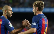 Rakitic: 'Chủ tịch Pique yêu cầu tôi nhường đá penalty cho Mascherano'