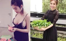 Thích mê vườn rau ban công của người đẹp nóng bỏng nhất nhì showbiz Việt