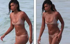 Siêu mẫu nội y khoe dáng săn chắc