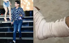 MC Vũ Mạnh Cường vào bệnh viện vì... cố lê chân gãy dẫn Hoa hậu