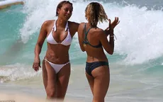 Giữa “sóng gió” ly dị, Mel B đi nghỉ cùng mẹ và con gái