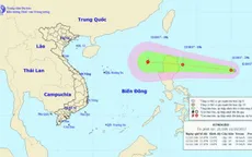 Áp thấp nhiệt đới trên Biển Đông có khả năng mạnh lên thành cơn bão số 11
