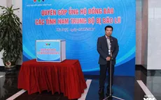 Đài THVN tổ chức lễ quyên góp ủng hộ đồng bào các tỉnh Nam Trung Bộ bị bão lũ