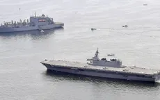 Tàu chiến Nhật Bản phối hợp với tàu Mỹ ở Thái Bình Dương