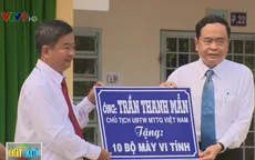 Chủ tịch UB TƯ MTTQ Việt Nam dự lễ khai giảng năm học mới