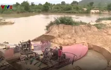 Phú Yên: Chấn chỉnh tình trạng khai thác cát trên sông Ba