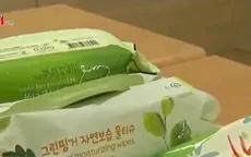 Thu hồi khăn ướt có methanol vượt tiêu chuẩn