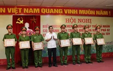 Khen thưởng Công an quận Bắc Từ Liêm vì thành tích phá án