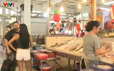 Độc đáo khu chợ ướt tại Singapore