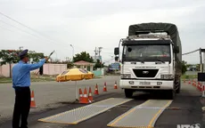 Ninh Thuận tăng cường kiểm soát xe quá tải