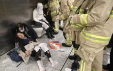 Cháy trên tàu điện ngầm ở Hong Kong (Trung Quốc), 17 người bị thương