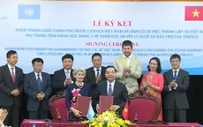 Thành lập trung tâm về Toán học và Vật lý do UNESCO bảo trợ