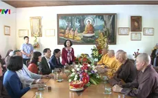 Đồng chí Trương Thị Mai làm việc với Giáo hội Phật giáo Lâm Đồng