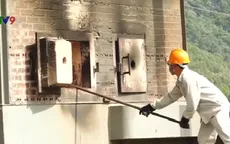 Quảng Ninh: Xử lý rác y tế bằng lò đốt chưng cất khí khô