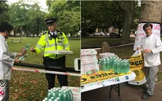 Tặng pizza miễn phí cho cảnh sát sau vụ nổ tàu điện ngầm ở London, Anh