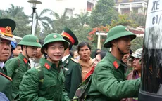 Thanh niên Thừa Thiên - Huế hăng hái lên đường nhập ngũ