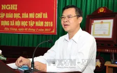 Hậu Giang phấn đấu phổ cập giáo dục tiểu học đạt chuẩn mức độ 3 trong năm 2017